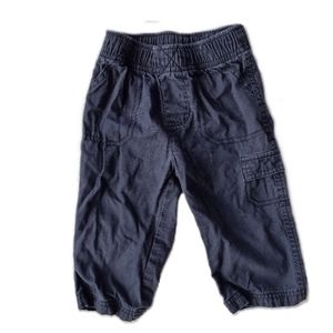 Hh) Jumping Beans Baby Boy Navy Blue Cargo Pants | 12 Months